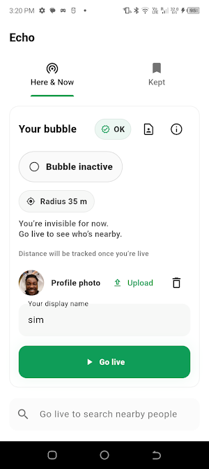 Echo Chat Screenshot 0