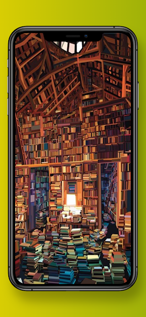 Library books wallpaper Screenshot 2