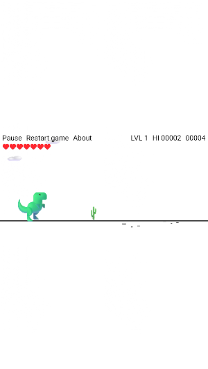 Cactus vs. Dino: 3D Screenshot 1