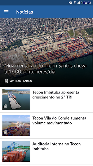 Santos Brasil - Viva Voz APP Screenshot 0