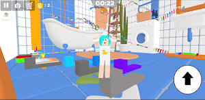Parkour on bathroom toilet Screenshot 1
