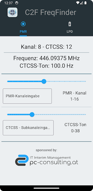 C2F FreqFinder Screenshot 2