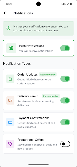 Pure & Organic Screenshot 1