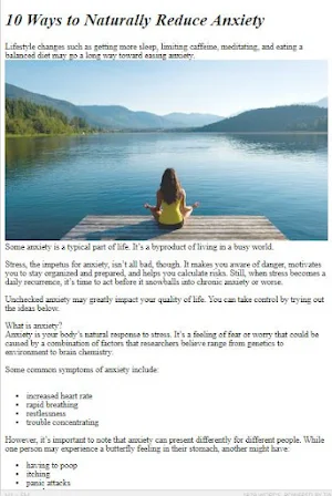 How to Get Rid of Anxiety Screenshot 2