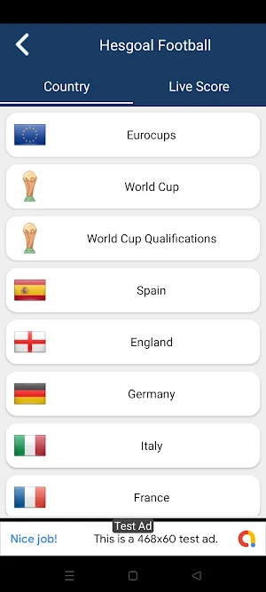 Hesgoal Football Screenshot 0