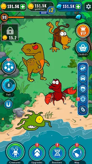 Cartoon Evolution : Merge Them All Screenshot 1