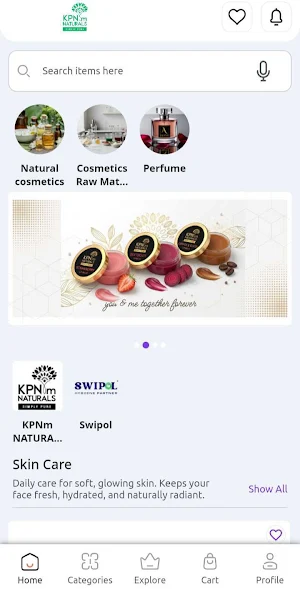 KPNm Naturals Shop Screenshot 1