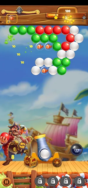 Bubble Shooter : Bubble Pirates Screenshot 3