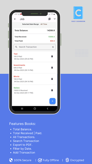 Easy CashBook- Expense Manager Screenshot 3