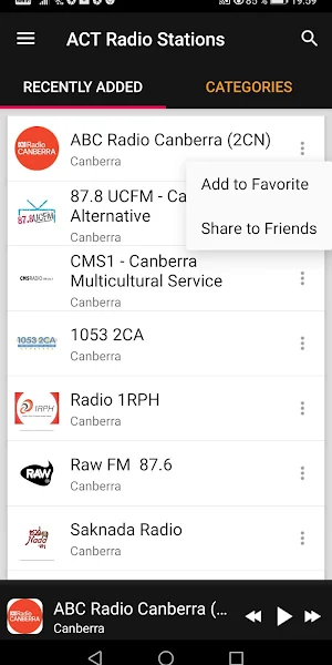 ACT Radio Stations - Australia Screenshot 1