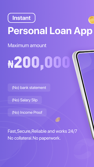 Cash9ja: Online Cash Loan App Screenshot 0