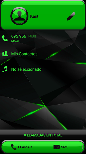 THEME FUTURA GREEN EXDIALER Screenshot 3