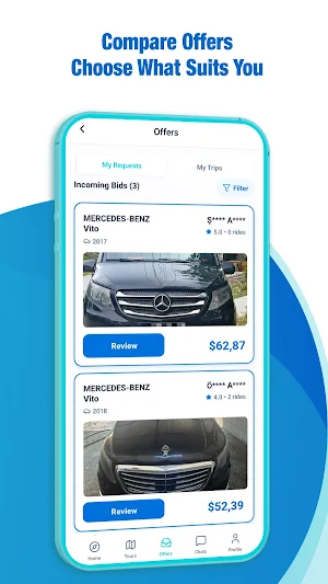GetRidetr - Transfers & Tours Screenshot 2