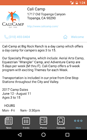 Cali Camp Screenshot 2