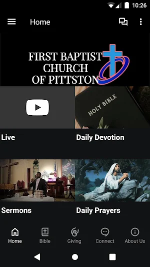 First Baptist Church Pittston Screenshot 2