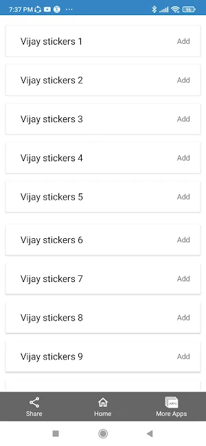 Vijay Stickers For Whatsapp Screenshot 3