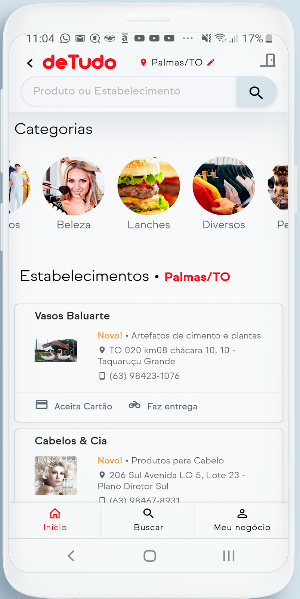 deTudo - Sua Loja Virtual com pedidos via WhatsApp Screenshot 0