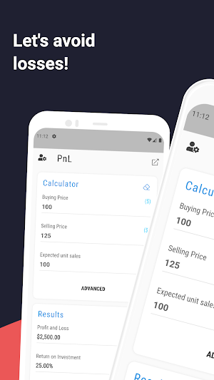 Profit and Loss Calculator Screenshot 0