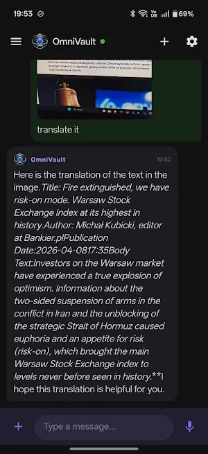 OmniVault: Private Offline AI Screenshot 2