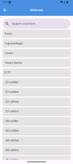 English Dictionary Offline App Screenshot 2