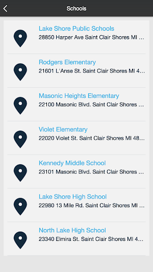 Lake Shore Public Schools Screenshot 1