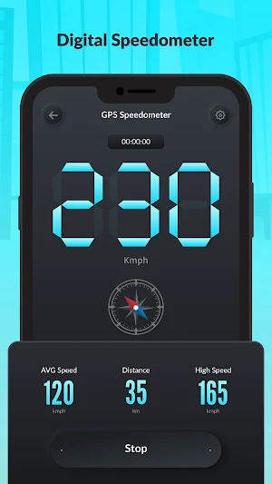 Gps Speedometer : Speed Tracker Screenshot 3
