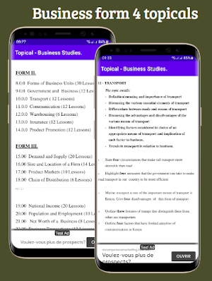 Business Studies; Topicals. Screenshot 3