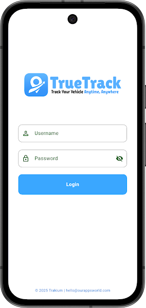 TrueTrack - Track Your Vehicle Screenshot 1