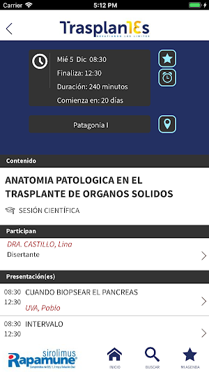 TRASPLANTES 2018 Screenshot 2