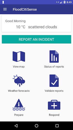 FloodCitiSense Screenshot 0