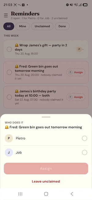Fred - Family Assistant Screenshot 3