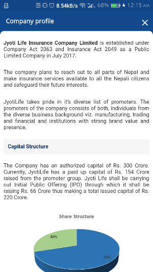 Jyoti Life Insurance Company Limited Screenshot 2