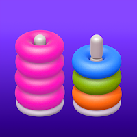 Color Sort 3D — Hoop Stack