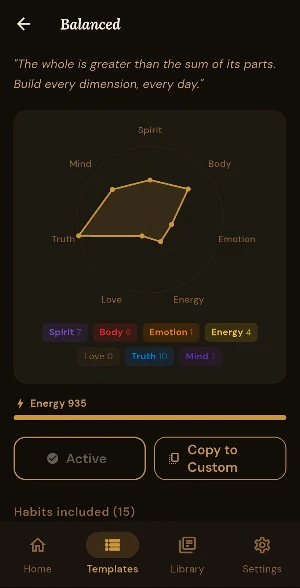 UpRite: Daily Rituals Screenshot 1