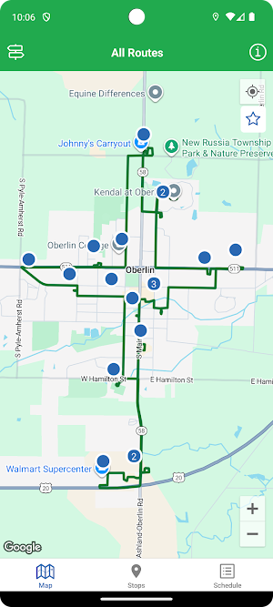 Oberlin E-Bus Circulator Screenshot 0