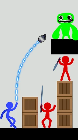 Bullet Shot - Stickman Puzzles Screenshot 2