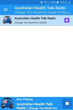 Australian Health Talk Radio App AU Free Online Screenshot 0