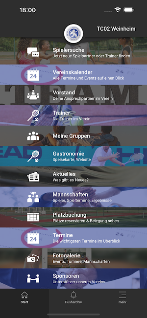 TC Weinheim 1902 e.V. Screenshot 0