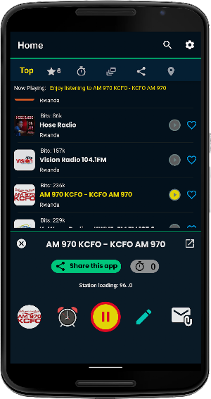 Rwanda Radio Stations Online Screenshot 2