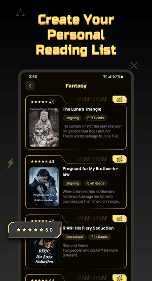 CoolRead- Enchanting Reads Screenshot 2