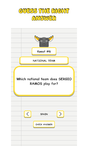Madrid White Quiz Screenshot 2