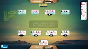 Rummy 500 card offline game Screenshot 0