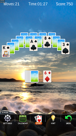Solitaire Tripeaks Screenshot 2
