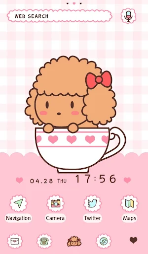 Little Poodle +HOME Theme Screenshot 0