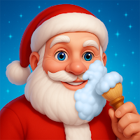 Christmas Santa Beard Shave