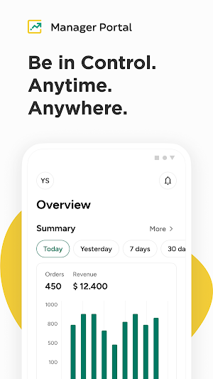 Glovo Manager Portal Screenshot 0