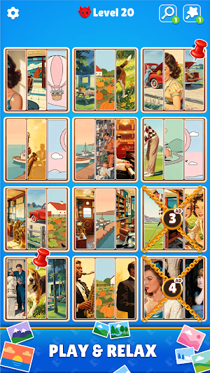 Jigsaw Trio: Card Sort Puzzle Screenshot 0