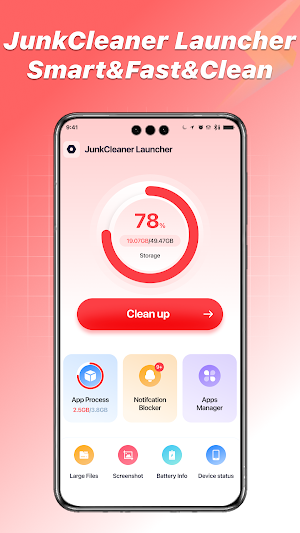 JunkCleaner Launcher Screenshot 0