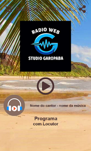 RADIO WEB STUDIO GAROPABA Screenshot 1