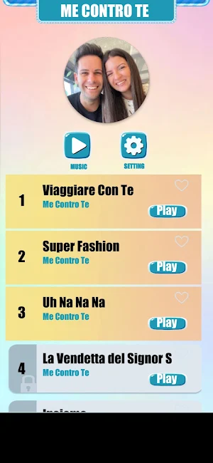 Me Contro Te Music Tiles Game Screenshot 0